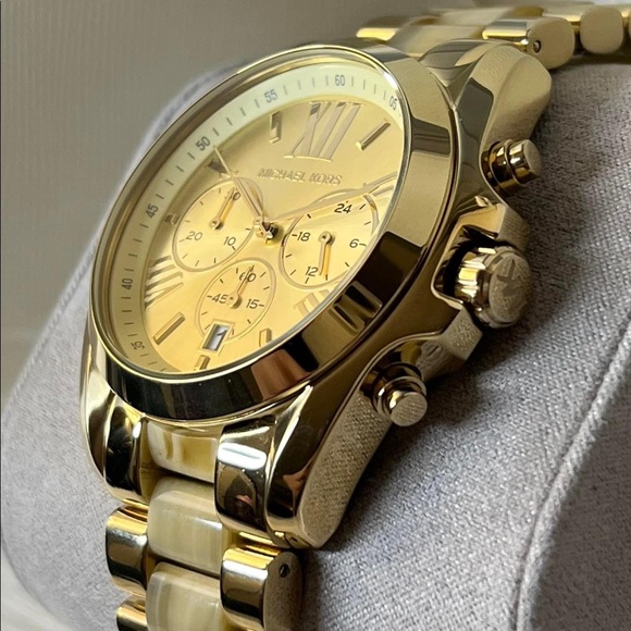 Michael Kors Women’s Bradshaw Gold-Tone Watch - Picture 6 of 11